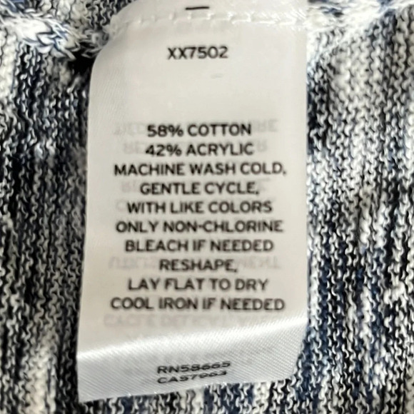 Caslon Space Dye Poncho Style Oversized Top/Swim Cover - NWOT - Small/Medium - Picture 5 of 5